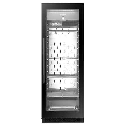 GGM Gastro Dry Ageing Meat maturing cabinet - 595x710mm - with 1 glass door - Black