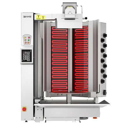 GGM Gastro Electric Automatic Doner Kebab Grill - 10 Burner - up to 150kg - 16kW - incl. 1 skewer & grease tray