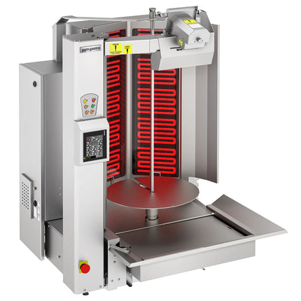 GGM Gastro Electric Automatic Doner Kebab Grill - 10 Burner - up to 150kg - 16kW - incl. 1 skewer & grease tray