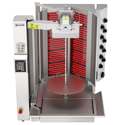 GGM Gastro Electric Automatic Doner Kebab Grill - 10 Burner - up to 150kg - 16kW - incl. 1 skewer & grease tray