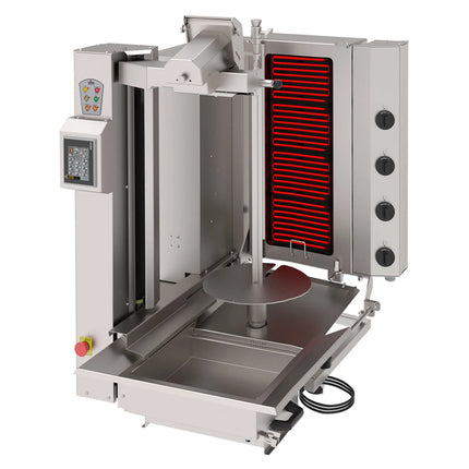 GGM Gastro Electric Automatic Doner Kebab Grill - 4 Burner - up to 95kg - 6.4kW
