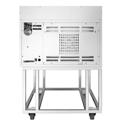 GGM Gastro Electric Bakery Convection Oven - with Humidity Control - Touchscreen Controls - 5x 600x400mm (EN 60x40) - Black - with Prover Cabinet & with Stand