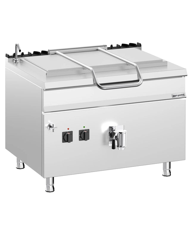 GGM Gastro Electric Boiling Pan - 250L - 24kW - Indirect Heating - with Water Connection