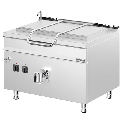 GGM Gastro Electric Boiling Pan - 250L - 24kW - Indirect Heating - with Water Connection