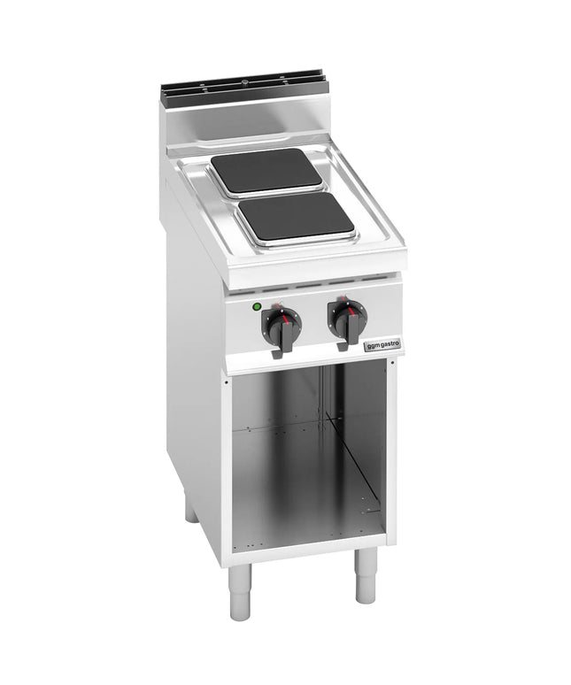 GGM Gastro Electric Boiling Top - 5.2kW - 2 plates - with open base shelf