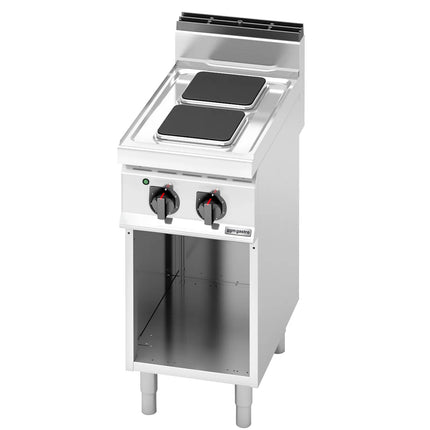GGM Gastro Electric Boiling Top - 5.2kW - 2 plates - with open base shelf