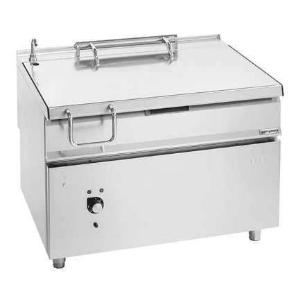 GGM Gastro Electric Bratt Pan - 120L - 14.4kW - Motorised Tilt - with Water Fill Tap