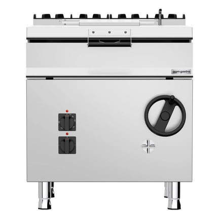 GGM Gastro Electric Bratt Pan - 60L - 9kW - Manual Tilt - with Water Fill Tap