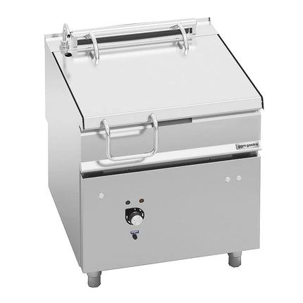 GGM Gastro Electric Bratt Pan - 80L - 9.6kW - Motorised Tilt - with Water Fill Tap