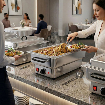 GGM Gastro Electric Chafing Dish - GN 1/1 - with Lid