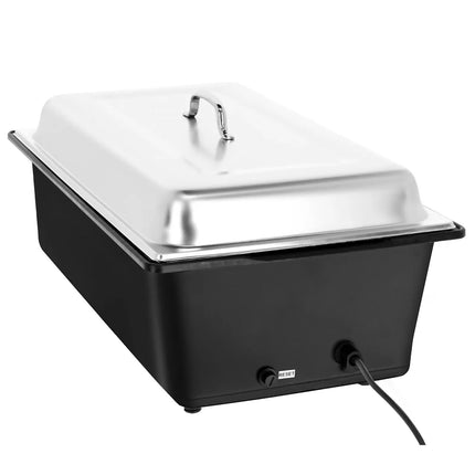 GGM Gastro Electric Chafing Dish - GN 1/1 - with Lid - Black
