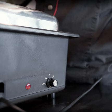 GGM Gastro Electric Chafing Dish - GN 1/1 - with Lid - Black