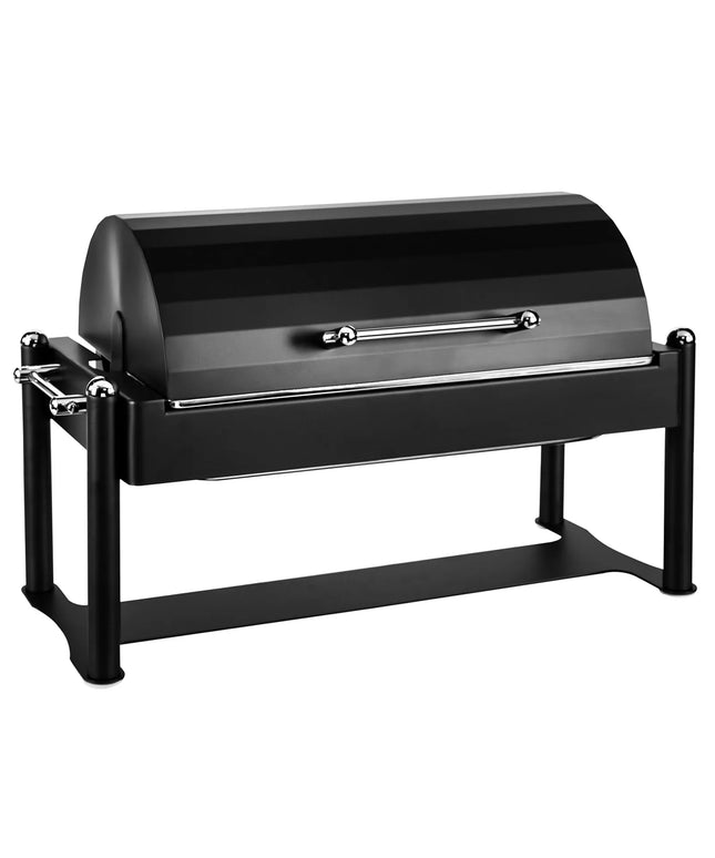 GGM Gastro Electric Chafing Dish - GN 1/1 - with Roll Top Lid - Black
