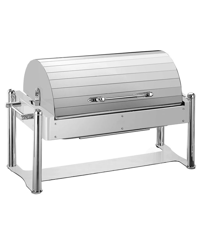 GGM Gastro Electric Chafing Dish - GN 1/1 - with Roll Top Lid - Chrome