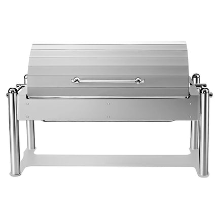 GGM Gastro Electric Chafing Dish - GN 1/1 - with Roll Top Lid - Chrome