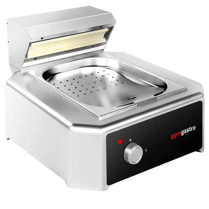 GGM Gastro Electric Chip Scuttle - 0.65kW - 1x GN 1/2 - Countertop