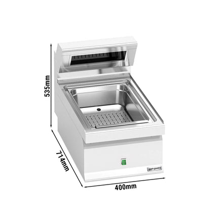 GGM Gastro Electric Chip Scuttle - 1.00kW - 1x GN 1/1 - Countertop