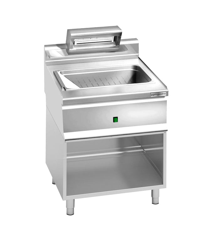 GGM Gastro Electric Chip Scuttle - 1.00kW - 1x GN 1/1 - with base frame