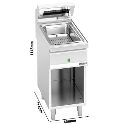 GGM Gastro Electric Chip Scuttle - 1.00kW - 1x GN 1/1 - with base frame - Freestanding