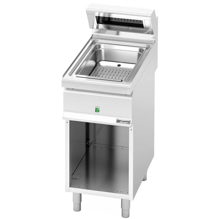 GGM Gastro Electric Chip Scuttle - 1.00kW - 1x GN 1/1 - with base frame - Freestanding