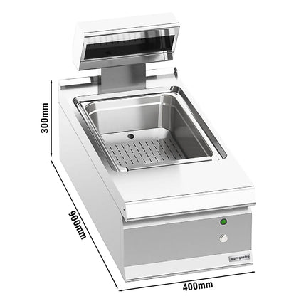 GGM Gastro Electric Chip Scuttle - 1.10kW - 1x GN 1/1 - Countertop