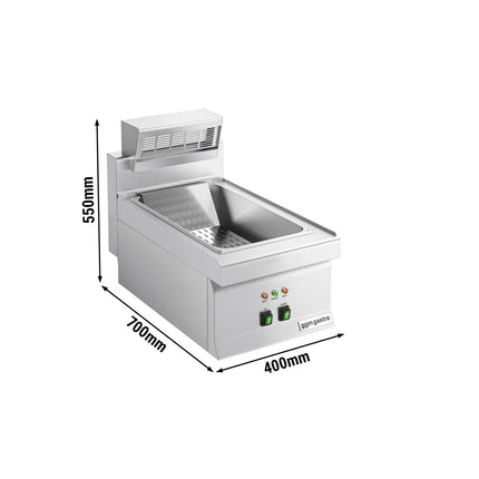GGM Gastro Electric Chip Scuttle - 1.17kW - 1x GN 1/1 - Countertop