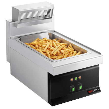 GGM Gastro Electric Chip Scuttle - 1.17kW - 1x GN 1/1 - Countertop