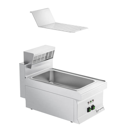 GGM Gastro Electric Chip Scuttle - 1.17kW - 1x GN 1/1 - Countertop