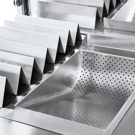 GGM Gastro Electric Chip Scuttle - 2.80kW - with base cupboard - 2 Doors - Freestanding