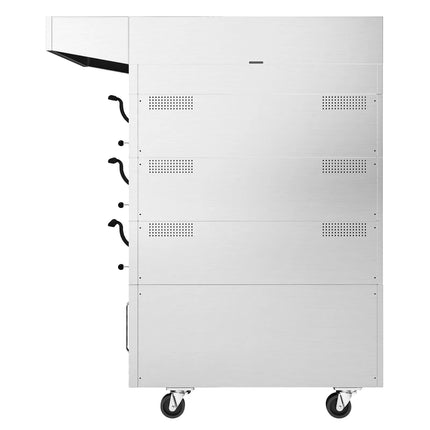 GGM Gastro Electric Commercial Bakery Deck Oven with Steam Injection - Digital Controls - 3 Baking Chambers - 2x 600x400mm (EN 60x40) or 600x800mm - with Prover Cabinet & Hood