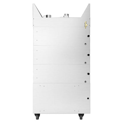 GGM Gastro Electric Commercial Bakery Deck Oven with Steam Injection - Digital Controls - 3 Baking Chambers - 2x 600x400mm (EN 60x40) or 600x800mm - with Prover Cabinet & Hood