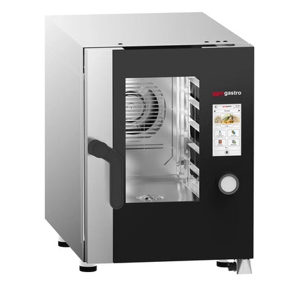 GGM Gastro Electric Commercial Combi Oven COMPACT - Touchscreen Controls - 6x GN 1/1 - Slimline - incl. Automatic washing system & Core temperature probe