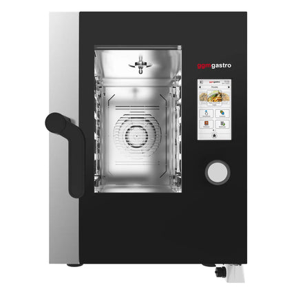 GGM Gastro Electric Commercial Combi Oven COMPACT - Touchscreen Controls - 6x GN 1/1 - Slimline - incl. Automatic washing system & Core temperature probe