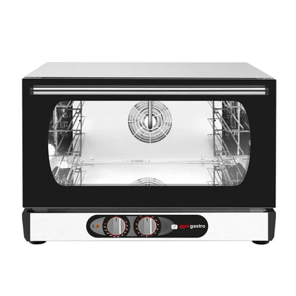 GGM Gastro Electric Compact Convection Oven - with Steam Injection - Manual Controls - 3x GN 1/1 or 3x 600x400mm (EN 60x40)