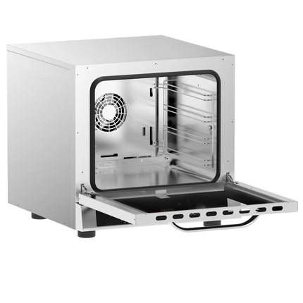GGM Gastro Electric Compact Convection Oven with Steam Injection - Manual Controls - 4x 429x345mm - incl. 4x Baking Trays 429x345mm