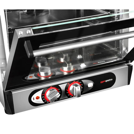 GGM Gastro Electric Compact Convection Oven with Steam Injection - Manual Controls - 1 Baking Chambers - 4x 450x340mm - incl. 4x Baking Trays
