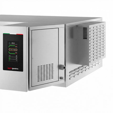 GGM Gastro Electric Conveyor Pizza Oven - 1260x1750mm (127 cmx175.3 cm) - Touchscreen Controls - Belt width: 500mm (50.8 cm) - up to 350°C - for Ø 30cm (30.5 cm) pizza