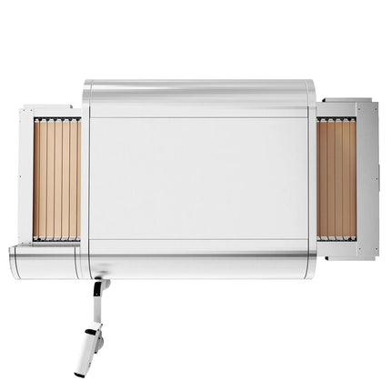 GGM Gastro Electric Conveyor Pizza Oven - 1500x2500mm (150.1 cmx249.9 cm) - Digital Controls - Belt width: 780mm (78 cm) - up to 400°C - with Wheels