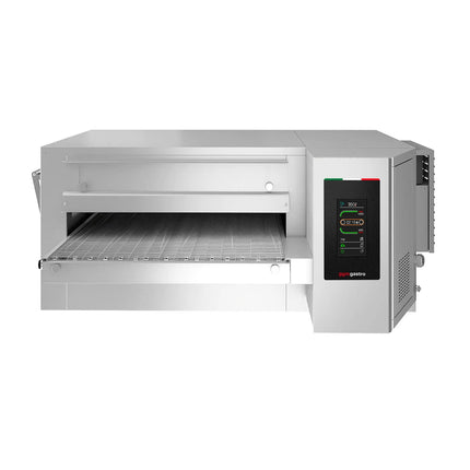 GGM Gastro Electric Conveyor Pizza Oven - 1820x2450mm (182.1 cmx245.1 cm) - 230V 3 Phase - Touchscreen Controls - Belt width: 1000mm (100.1 cm) - up to 350°C