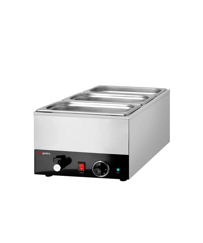 GGM Gastro Electric Countertop Bain Marie - GN 1/1 - 150mm deep - 1,2 kW - with Drain Tap