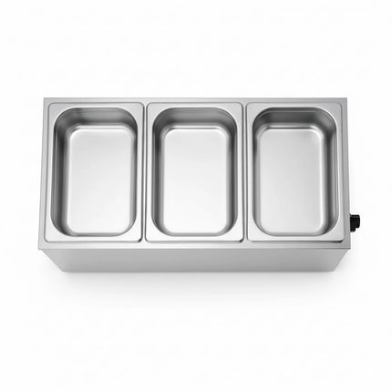 GGM Gastro Electric Countertop Bain Marie - GN 1/1 - 150mm deep - 1,2 kW - with Drain Tap