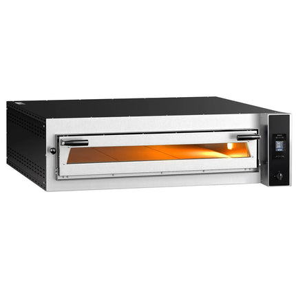 GGM Gastro Electric Deck Pizza Oven - Single Deck - Refractory Stone Deck - 9 - Ø 35cm (35.1 cm) - Touchscreen Controls - up to 400°C