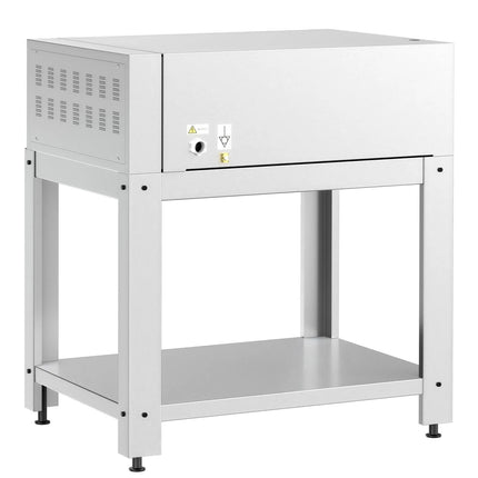 GGM Gastro Electric Deck Pizza Oven - Single Deck - Refractory Stone Deck - 4 - Ø 34cm (34 cm) - Mechanical Controls - up to 450°C - incl. Base frame