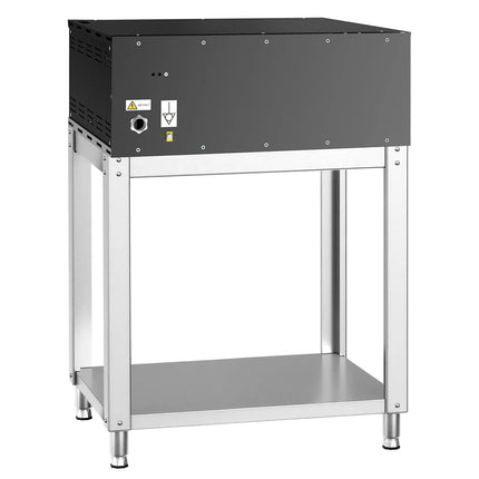 GGM Gastro Electric Deck Pizza Oven - Single Deck - Refractory Stone Deck - 4 - Ø 35cm (35.1 cm) - Mechanical Controls - up to 450°C - incl. Base frame