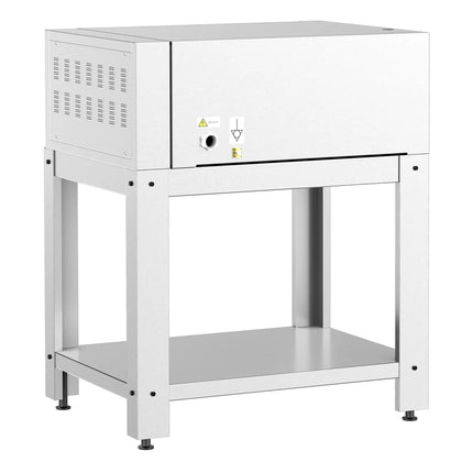 GGM Gastro Electric Deck Pizza Oven - Single Deck - Refractory Stone Deck - 4 - Ø 30cm (30.5 cm) - Mechanical Controls - with Stand