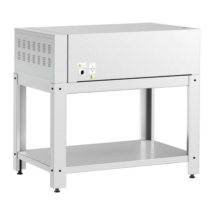 GGM Gastro Electric Deck Pizza Oven - Single Deck - Refractory Stone Deck - 6 - Ø 30cm (30.5 cm) - Mechanical Controls - up to 450°C - incl. Base frame