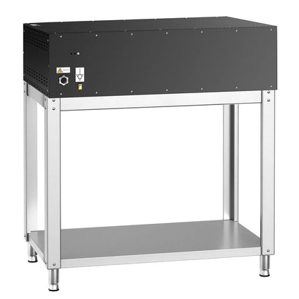 GGM Gastro Electric Deck Pizza Oven - Single Deck - Refractory Stone Deck - 6 - Ø 35cm (35.1 cm) - Mechanical Controls - up to 450°C - incl. Base frame