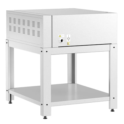 GGM Gastro Electric Deck Pizza Oven - Single Deck - Refractory Stone Deck - 6 - Ø 30cm (30.5 cm) - Mechanical Controls - up to 450°C - incl. Base frame