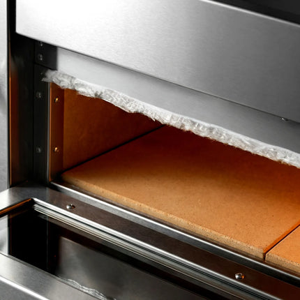 GGM Gastro Electric Deck Pizza Oven - Single Deck - Refractory Stone Deck - 6 - Ø 30cm (30.5 cm) - Mechanical Controls - up to 450°C