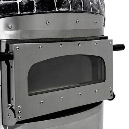 GGM Gastro Electric Deck Pizza Oven - Single Deck - Stone Deck - 6 - Ø 30cm (30.5 cm) - Touchscreen Controls - up to 400°C - incl. Base frame